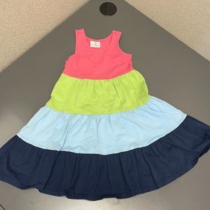 Hanna Andersson colorblock twirl power dress